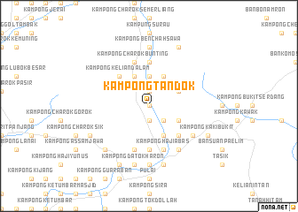 map of Kampong Tandok