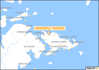 map of Kampong Tangar