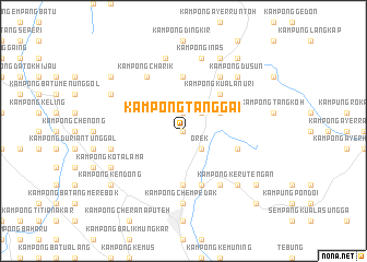 map of Kampong Tanggai