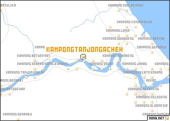 map of Kampong Tanjong Acheh