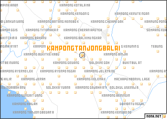 map of Kampong Tanjong Balai