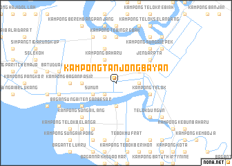 map of Kampong Tanjong Bayan