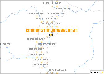 map of Kampong Tanjong Belanja