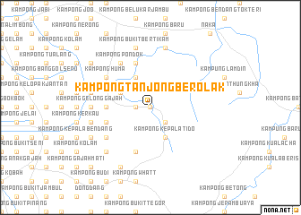 map of Kampong Tanjong Berolak