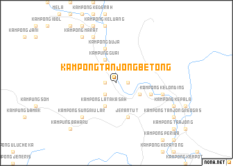 map of Kampong Tanjong Betong