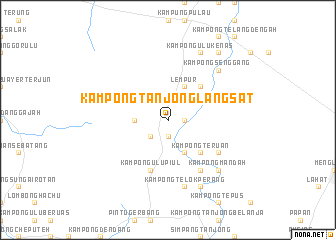 map of Kampong Tanjong Langsat