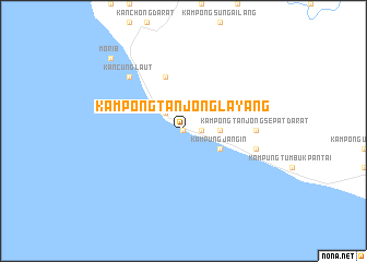 map of Kampong Tanjong Layang
