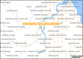 map of Kampong Tanjong Mesah