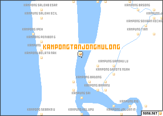 map of Kampong Tanjong Mulong