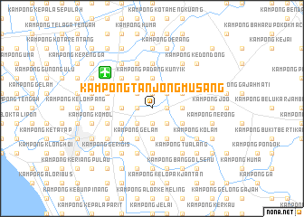 map of Kampong Tanjong Musang