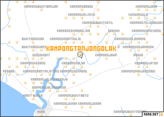 map of Kampong Tanjong Olak