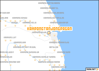 map of Kampong Tanjong Pagan