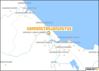 map of Kampong Tanjong Putus