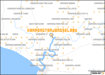 map of Kampong Tanjong Selabu