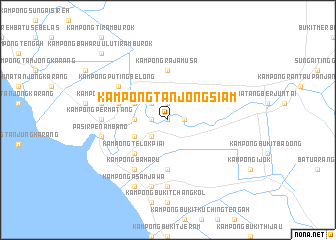 map of Kampong Tanjong Siam