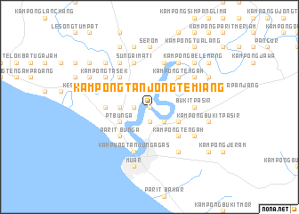 map of Kampong Tanjong Temiang