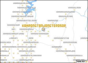 map of Kampong Tanjong Terosor