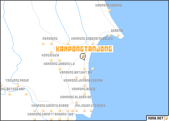 map of Kampong Tanjong