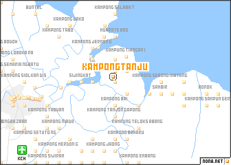 map of Kampong Tanju