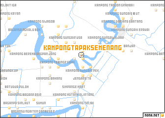 map of Kampong Tapak Semenang