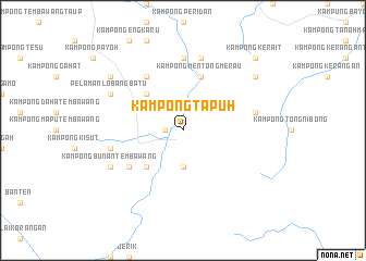 map of Kampong Tapuh