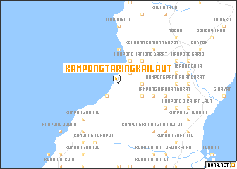 map of Kampong Taringkai Laut