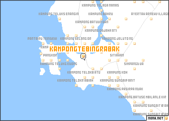 map of Kampong Tebing Rabak