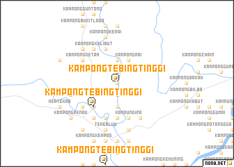 map of Kampong Tebing Tinggi