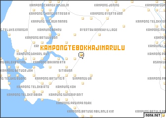 map of Kampong Tebok Haji Mar Ulu