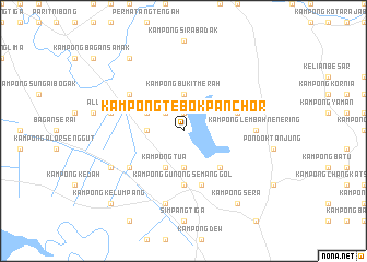 map of Kampong Tebok Panchor