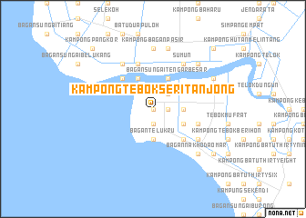 map of Kampong Tebok Seri Tanjong