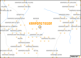 map of Kampong Tegor