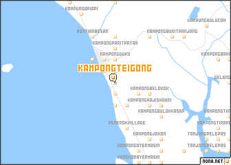 map of Kampong Teigong