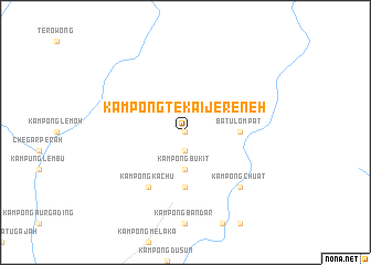map of Kampong Tekai Jereneh