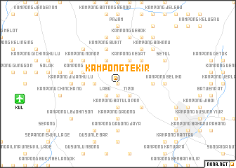 map of Kampong Tekir