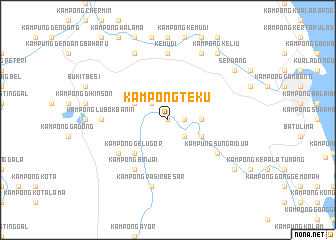 map of Kampong Teku