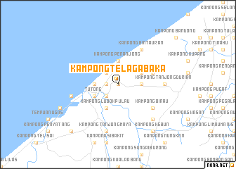 map of Kampong Telaga Baka