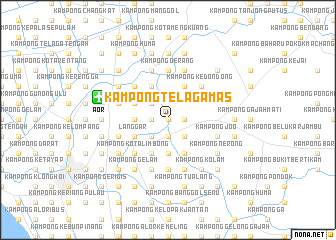 map of Kampong Telaga Mas