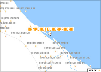 map of Kampong Telaga Pandan
