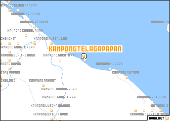 map of Kampong Telaga Papan
