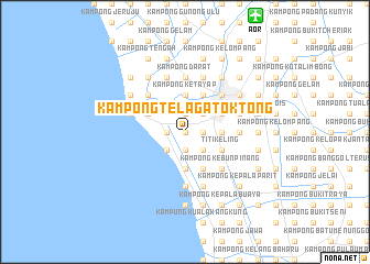 map of Kampong Telaga Tok Tong