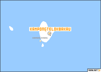 map of Kampong Telok Bakau