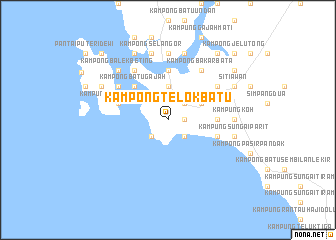 map of Kampong Telok Batu