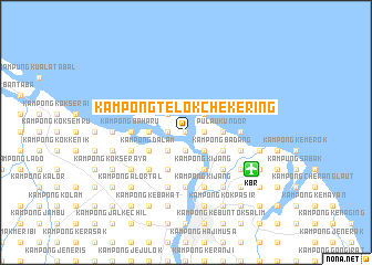 map of Kampong Telok Chekering