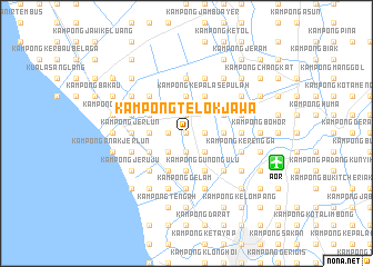 map of Kampong Telok Jawa