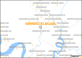 map of Kampong Telok Jual