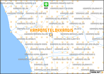 map of Kampong Telok Kandis