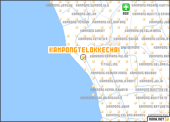 map of Kampong Telok Kechai