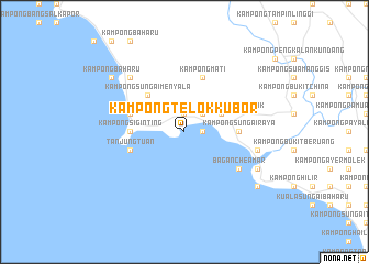 map of Kampong Telok Kubor