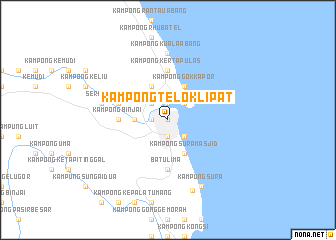 map of Kampong Telok Lipat